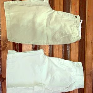 Boys khaki cargo shorts lot size 16 Husky